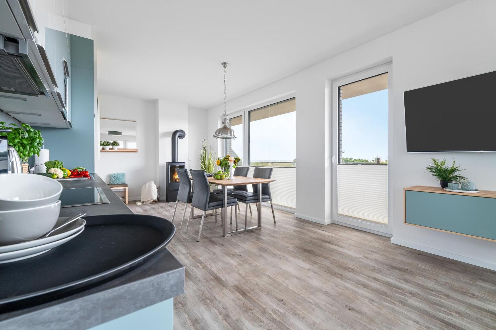 Beachterraceone - Eg, Meerblick, Terrasse, Kamin, Sauna Ольпениц Экстерьер фото